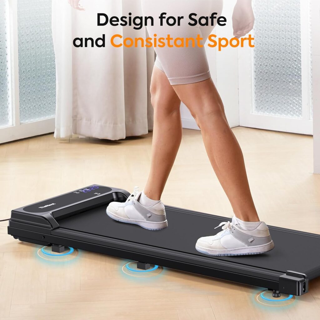 TheNeat Walking Pad, Walking Pad Treadmill, Treadmills for Home Office, Ultra Quiet Under Desk Treadmill 2 in 1 for Walking and Jogging, Portable Treadmill, NeatWalk