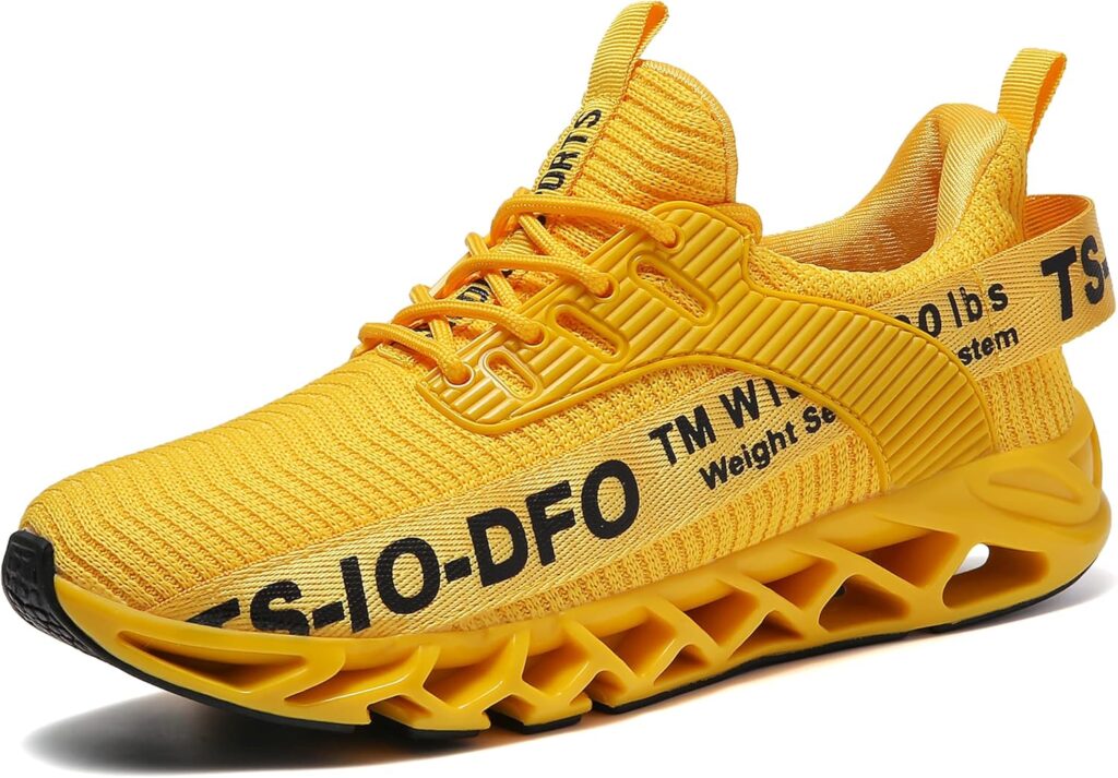 TSIODFO Mens Running Shoes Athletic Walking Sneakers