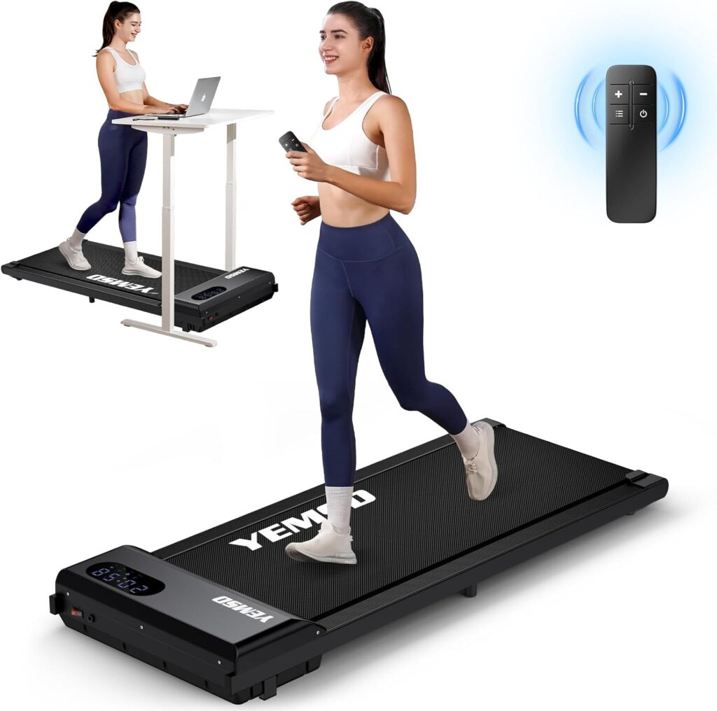 Walking Pad, Walking Pad Treadmill 330 lb Capacity，3 in 1 Portable Under Desk Treadmill for Home and Office with Remote Control, LED Display