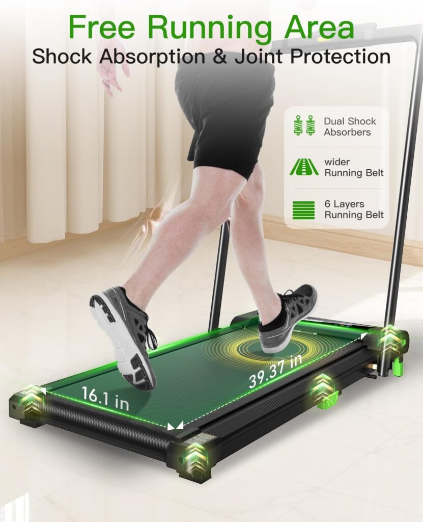 Walking Pad with Incline, Akluer Incline Walking Pad Treadmill for Home, 2.5 HP Under Desk Treadmill Small with Remote Control, Walking Pad Small Treadmill with LED Display